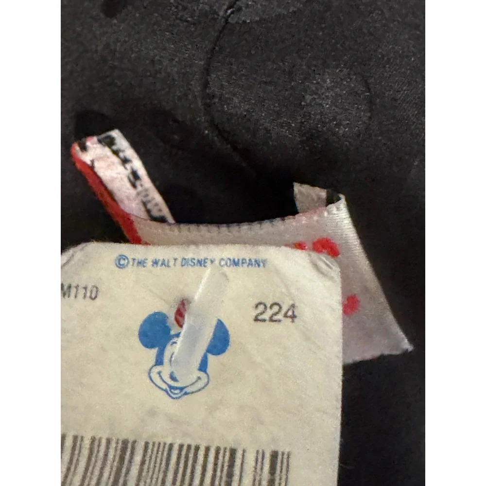 Vintage Disney Mickey Inc Mens 100% Silk Tie Seven Dwarfs Snow White Black‎  NWT